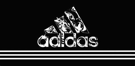 adidas r logo mit schwarzen hintergrund|adidas logo background.